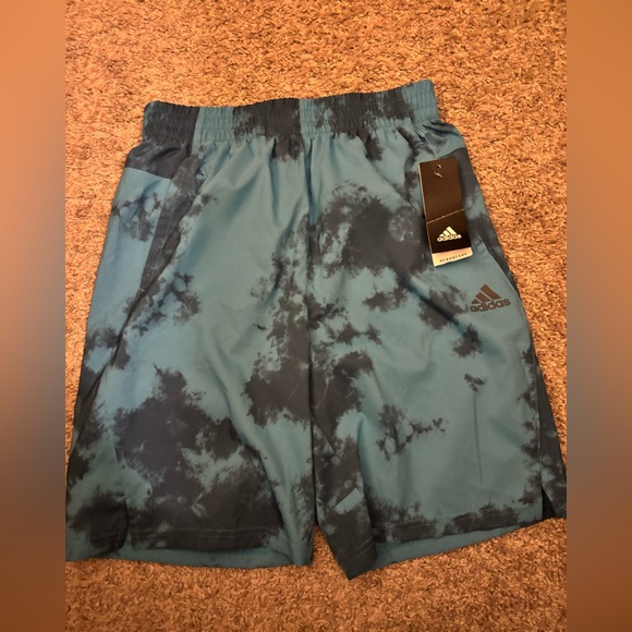 adidas Other - Adidas Boys Axis Athletic Shorts in Blue and Black - NWT - Size L (14-16)